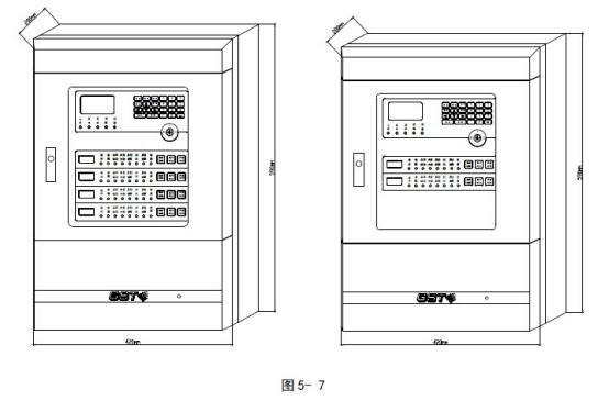 GST-QKP04、GST-QKP04/2氣體滅火控制器外形尺寸圖