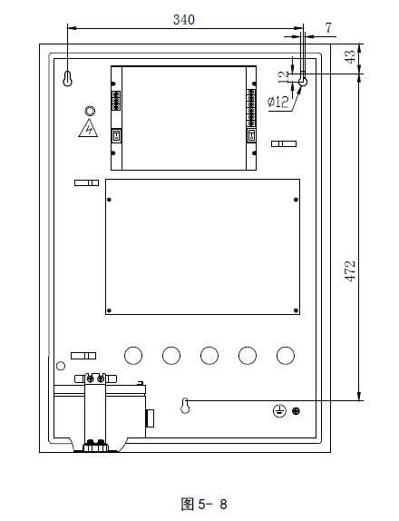 GST-QKP04、GST-QKP04/2氣體滅火控制器安裝示意圖