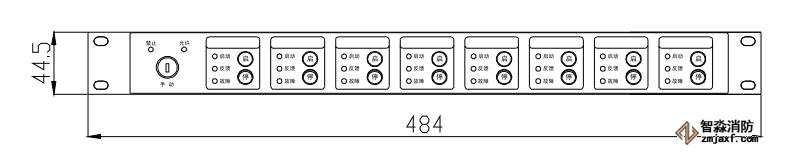 海灣GST-LD-KZ08H 直接控制盤
